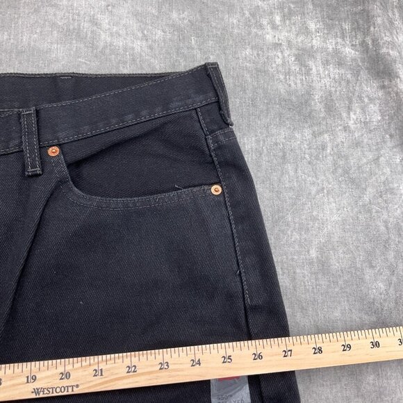 Levis 550 Jeans Men 48W x 30L‎ BT Black Relaxed Taper Leg High Rise Cotton NWT - Picture 8 of 14
